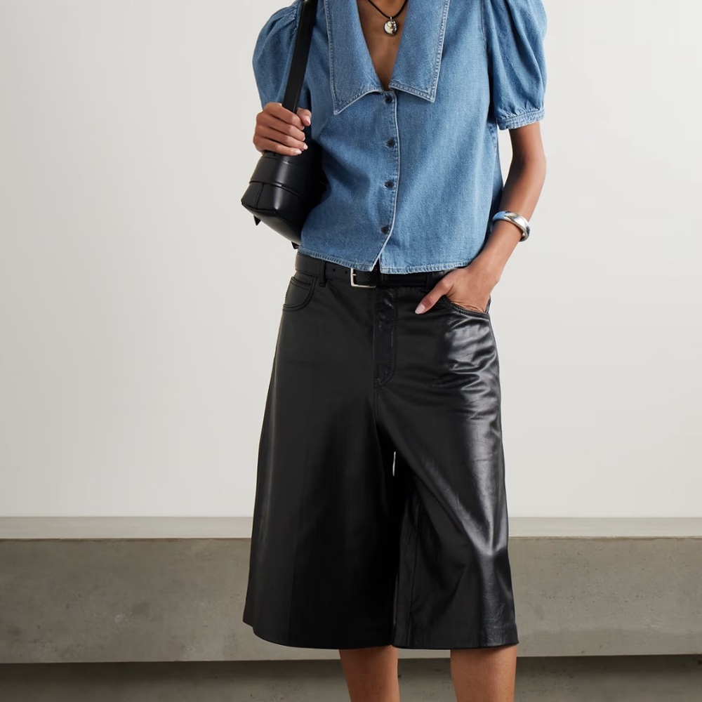 Frame Denim Blue Button Down Shirt